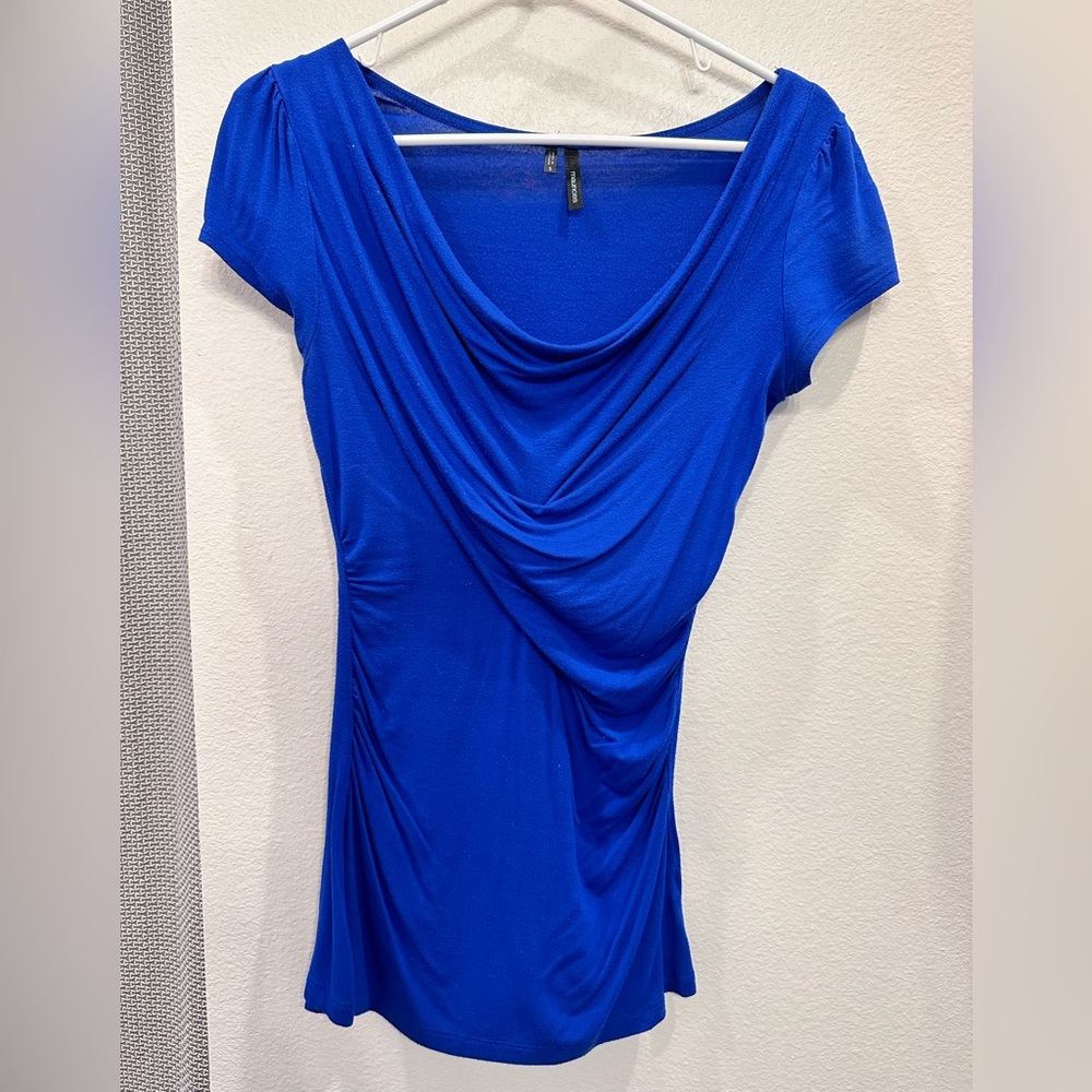 Cobalt blue stretch top